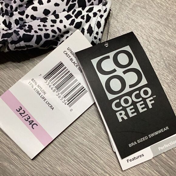 New. COCO REEF 5-way Animal print tankini 32/34C. Normally $89 - Picture 9 of 10